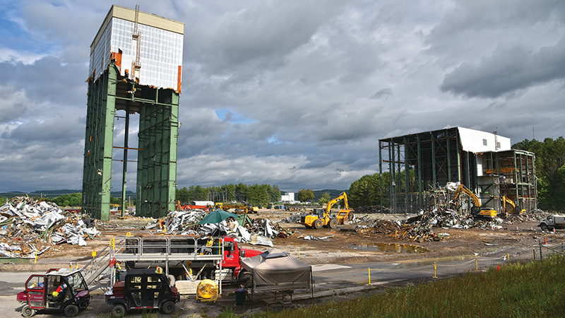 K-1037 demolition